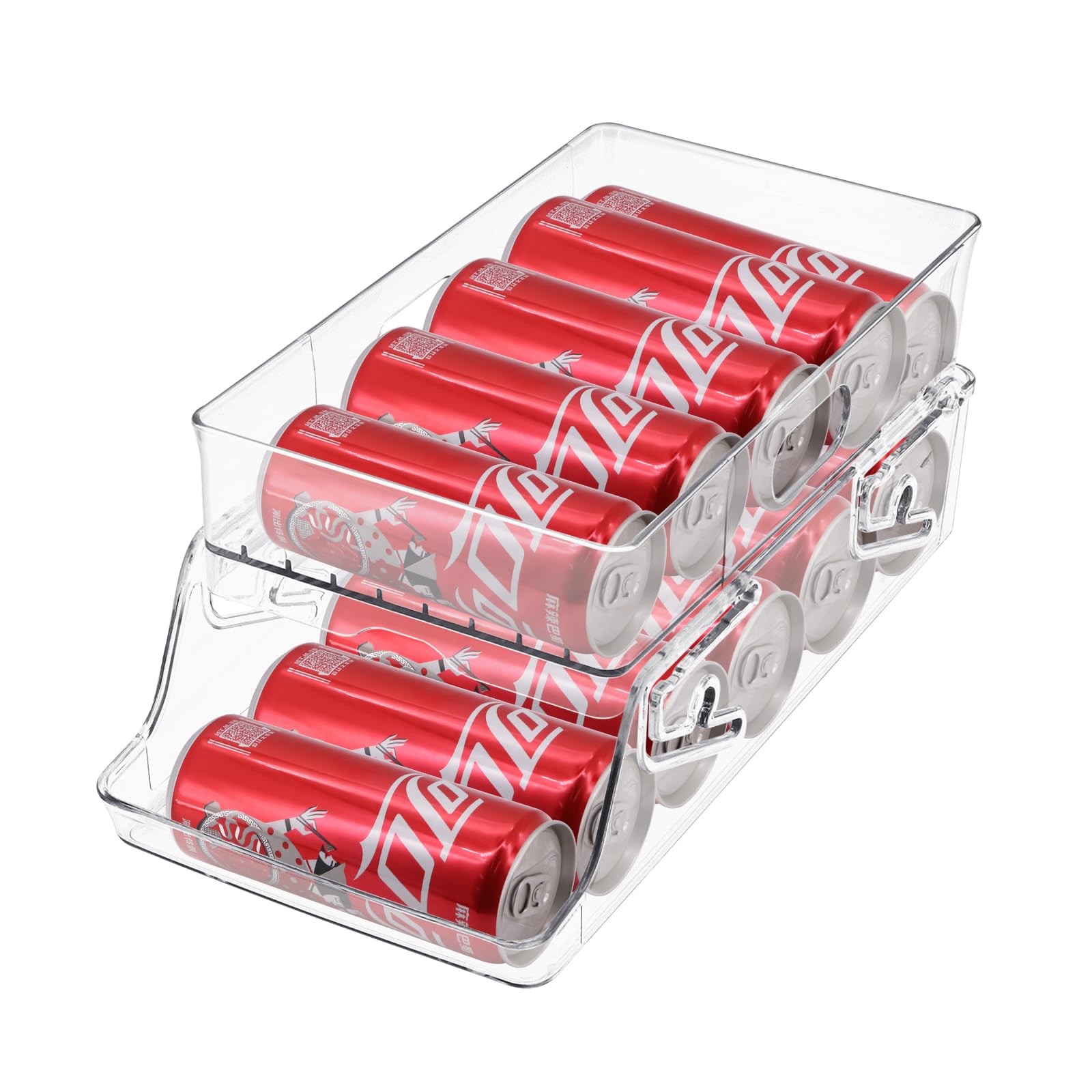 Dispensador de latas organizador de metal para nevera Shineyoo