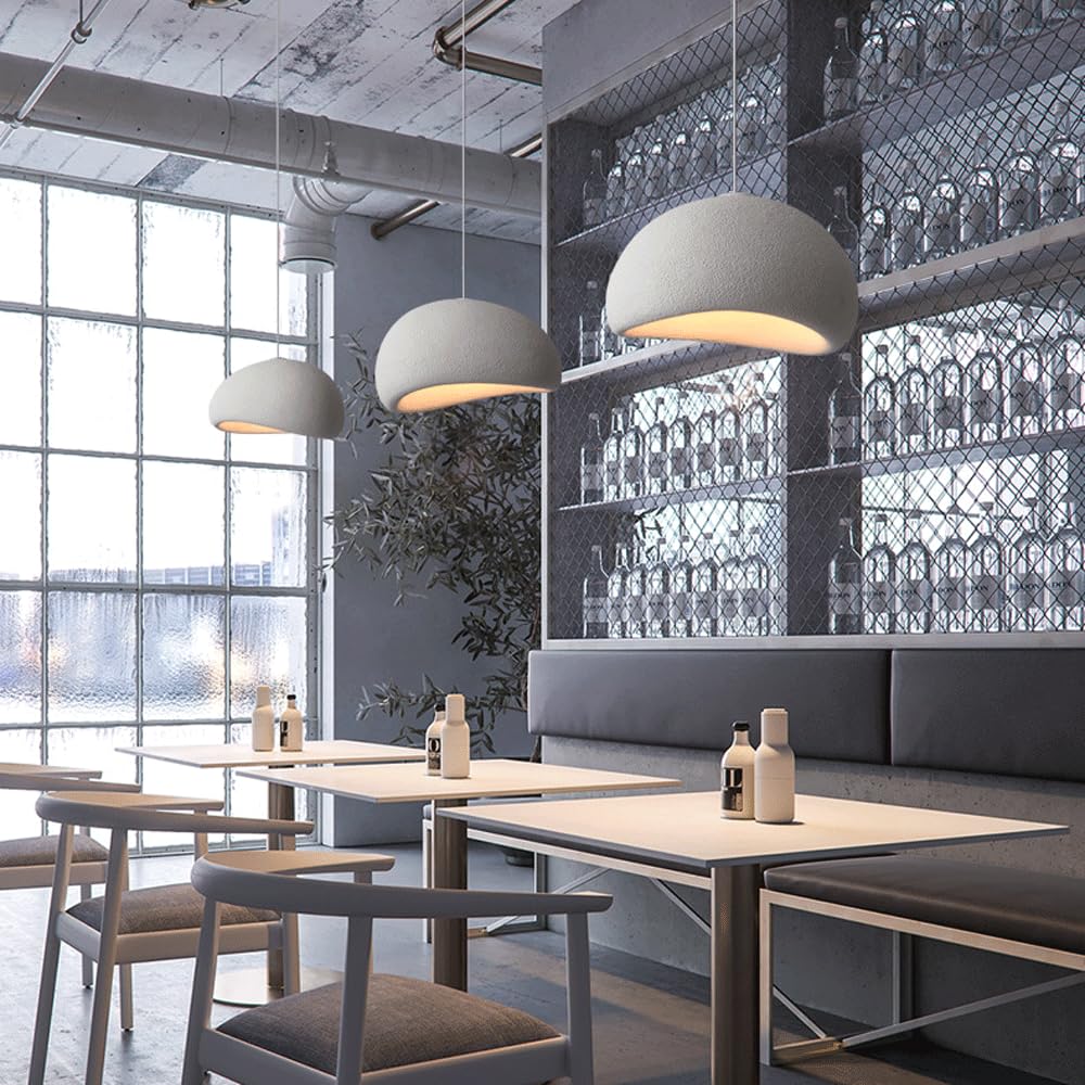 Lampy sufitowe z gniazdem E27, Japoński minimalistyczny żyrandol, kreatywna lampa wisząca ze styropianu o wysokiej gęstości, lampa wisząca do restauracji, kawiarni i ho
