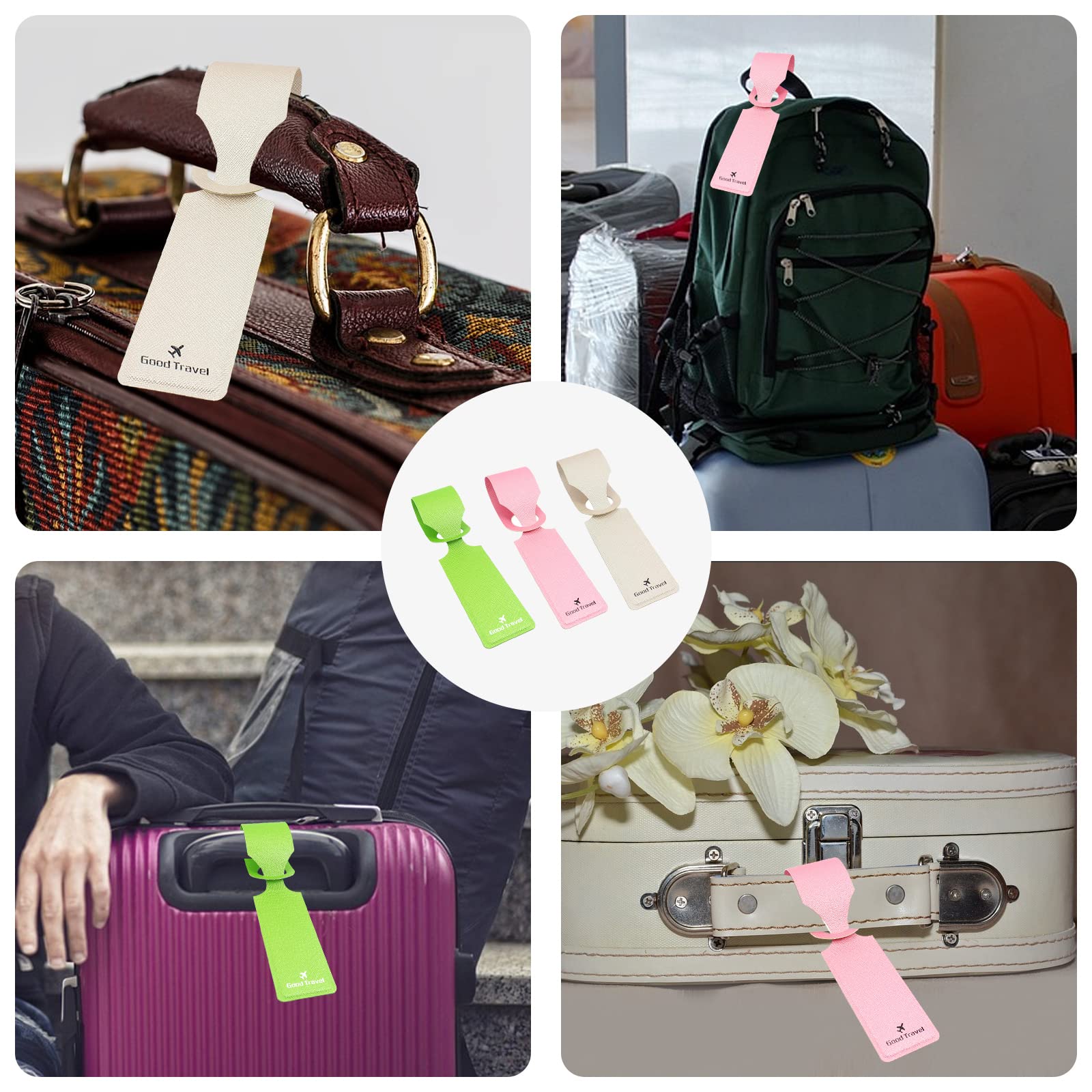 Amazon.co.jp: nalaina ネームタグ 荷物タグ (3個セット) スーツケース