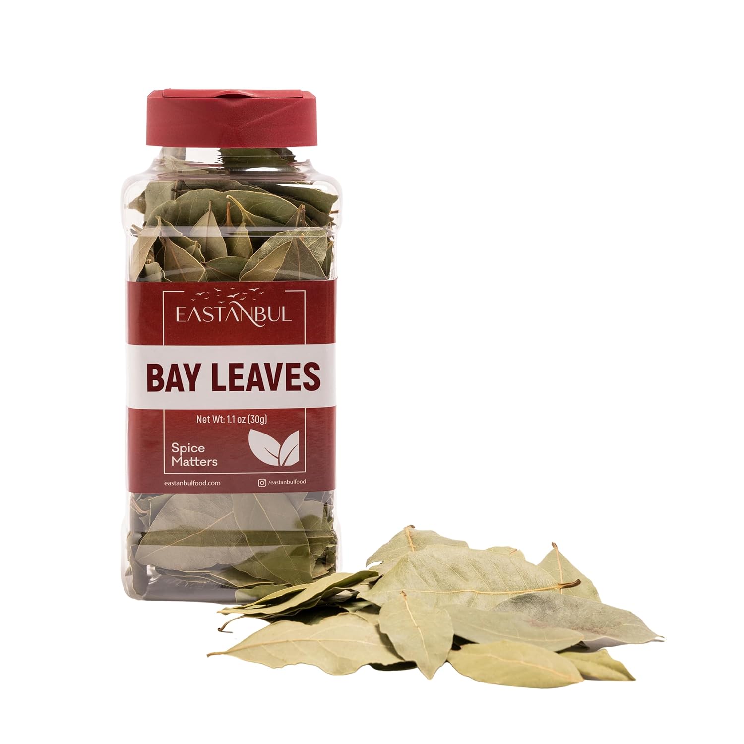 Eastanbul Whole Bay Leaves 1.1oz, Dried Bay Leaves Whole