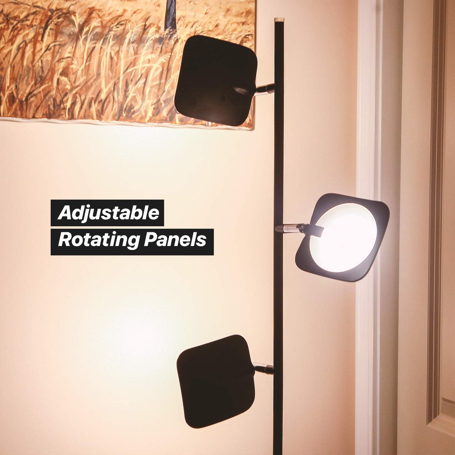 Weekly Top Sale Brightech Tree Spotlight LED Floor Lamp - Very Bright Reading, Craft and Makeup 3 Light Standing Pole - Modern Dimmable & Adjustable Panels, Minimal Space Use - Black 🛒 Crazy Deals Brightech Tree Spotlight LED Floor Lamp - Very Bright Reading, Craft and Makeup 3 Light Standing Pole - Modern Dimmable & Adjustable Panels, Minimal Space Use - Black