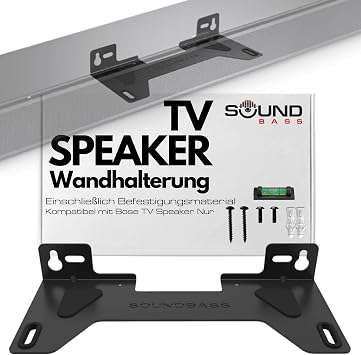 Sound Bass TV Speaker Wandhalterung nur für Bose TV Speaker Soundbar Nur kompatibel mit Bose TV Speaker Soundbar Komplettes Montagematerial enthalten UK-Design