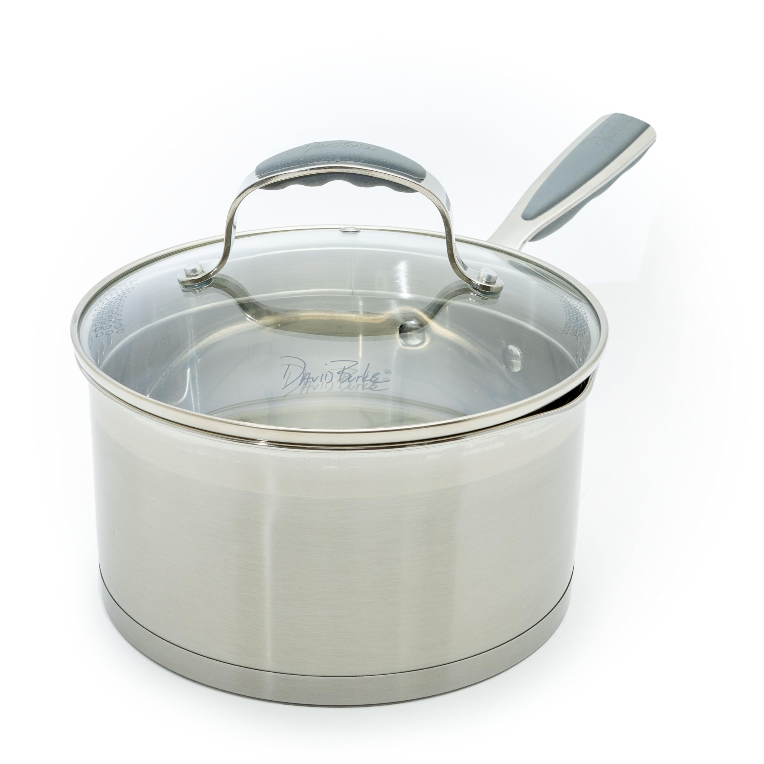 Amazon.com: David Burke Gourmet Pro Stature Stainless Steel 3.5-Qt