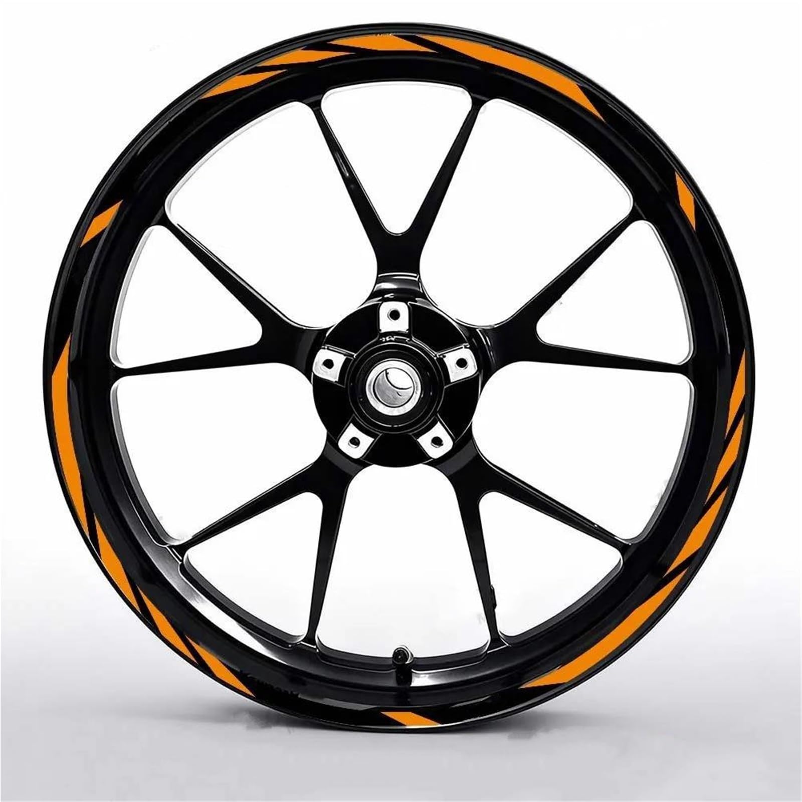 Motorcycle Wheel Sticker for Monster 696 821 937 for Diavel Multistrada 1260 1200 for Panigale V4 Motorcycle Reflective Wheel Sticker 17" Rim(17 inch G)