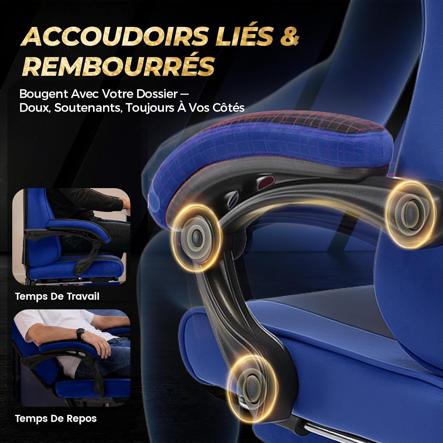 GTPLAYER Fauteuil de Jeu Ergonomique – Produktfoto