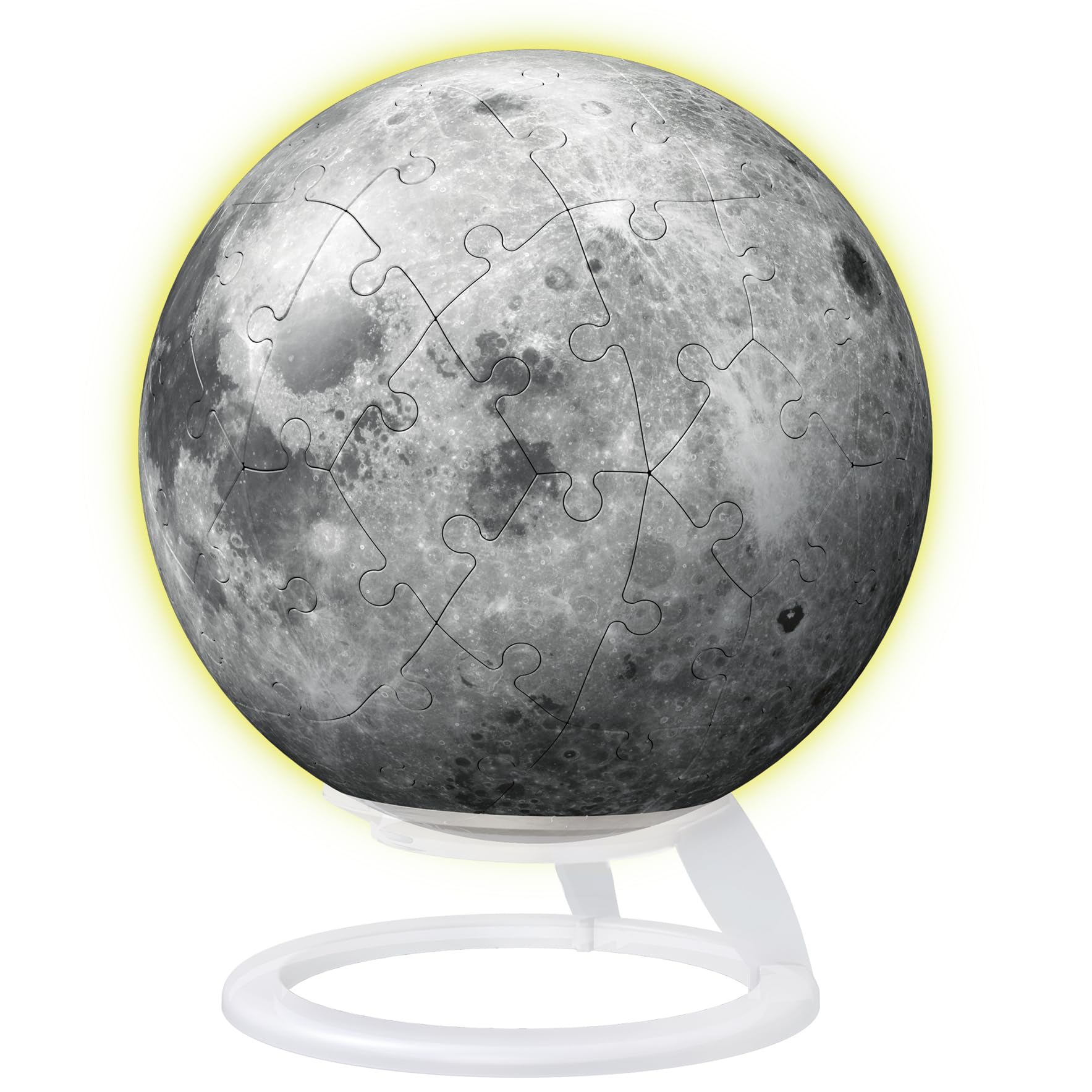 Ravensburger Glow-in-The-Dark Moon 72 Piece 3D Jigsaw Puzzle for Adults and Kids - 11586 - Great Gift for Any Birthday, Holiday, or Special Occasion - Image 2