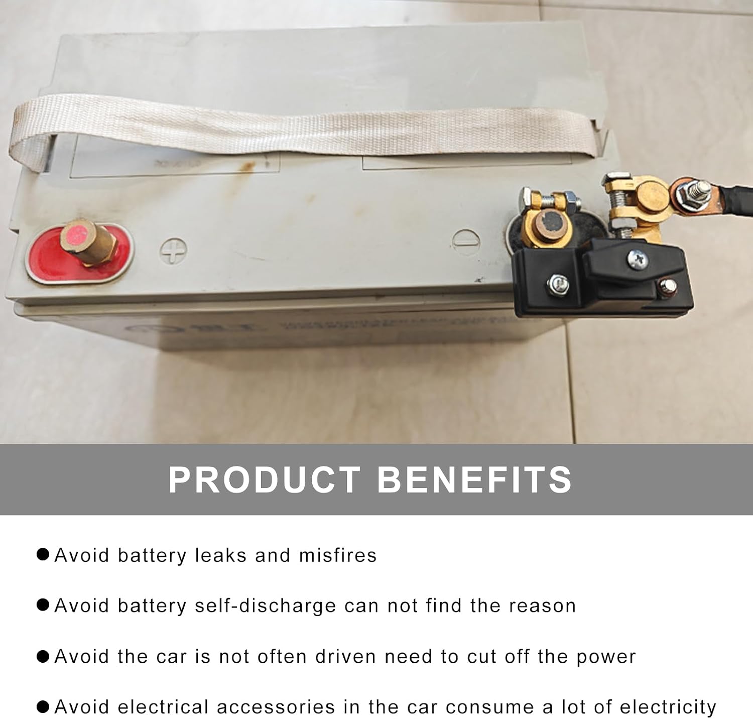 Battery Disconnect Switch, 12V/24V 100/1000 Amps Heavy Duty Battery Shut Off Switches, Quick Disconnect Isolator Anti-Leakage Power Cut Master for Car RV Marine Boat