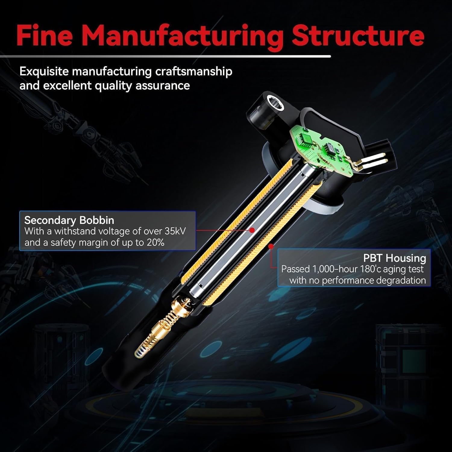 UF596 Ignition Coil & 93501 Iridium Spark Plug Compatible with Toyota Corolla 2009 2010 2011 2012 2013,Prius Matrix Prius V CT200h Vibe Scion xD 1.8L L4 Replace C1714 UF619 GN10341 90919-02258