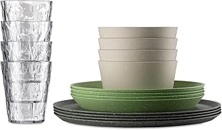 Koziol 7878279 Tableware Set 16-Piece Organic Organic Circular