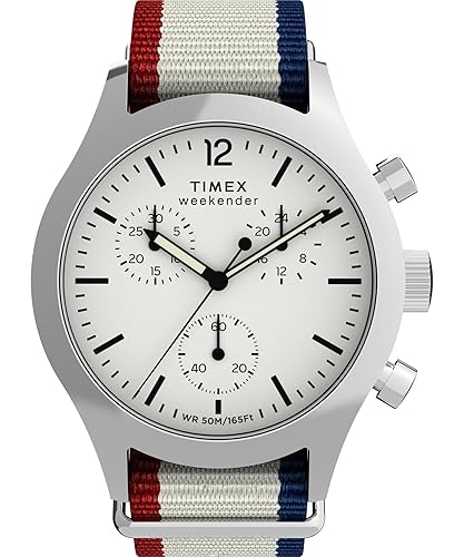 Timex Men's Weekender New England Chronograph 40mm Watch - Gray