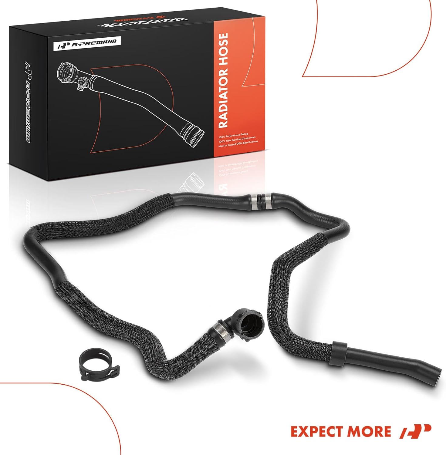 A-Premium Radiator Hose Compatible with BMW 740i/740Li/ActiveHybrid 7 2013-2015, 640i Gran Coupe 2013-2019, 640i xDrive Gran Coupe 2014-2019, 640i 2012-2018, 740Li 640i xDrive