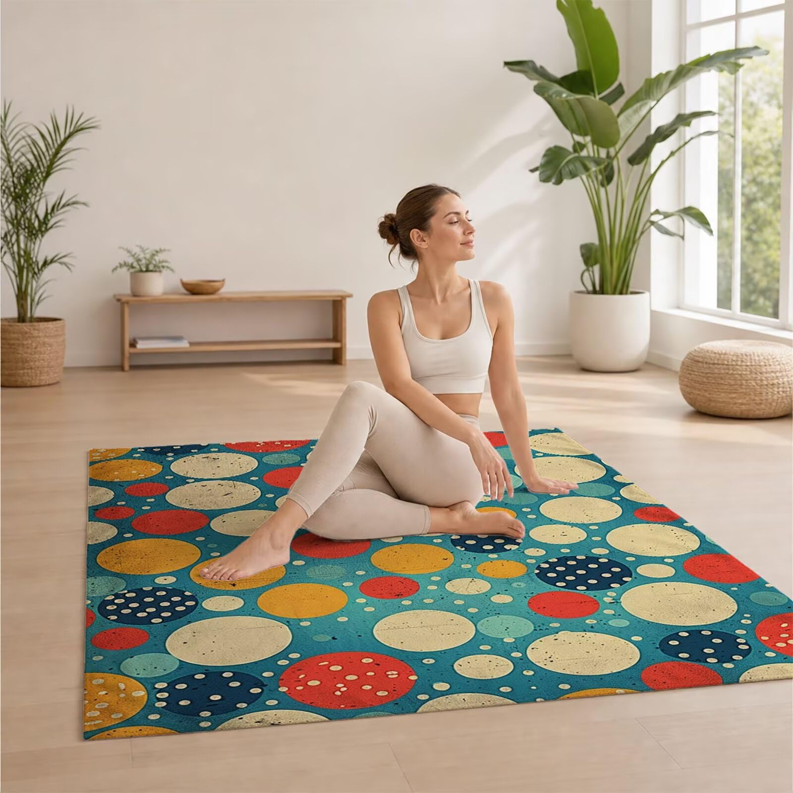 Toalla Playa Grande 220x160 Vacaciones Accesorios Viaje, Toalla Playa Redondo Suave Cómodo Secado Rápido, Sencillez Toallas Baño Grandes 160 x 220cm para Yoga Fitness Natación Sauna Baño XTLS-1706