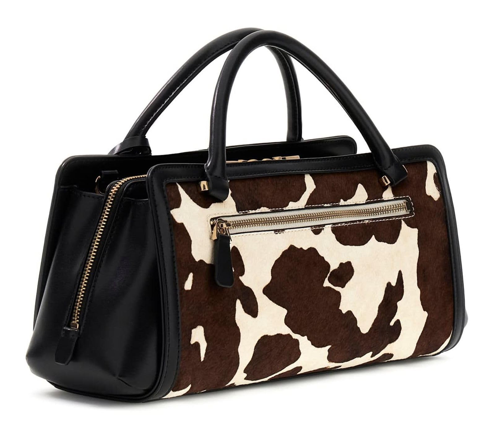 GUESS Cuero bolso bandolera bolso de hombro Audrey Girlfriend Satchel Cow multicolor
