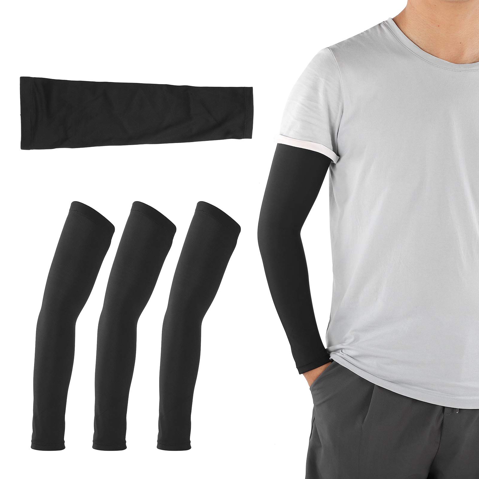 Alomejor Winter-Armstulpen Aus Fleece - Winddichte Armwärmer Für Radfahren & Outdoor-Sport