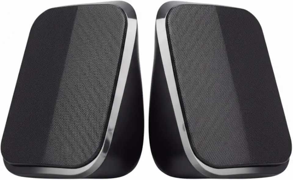 Caixa de Som Mini para PC e Notebook 5W RMS, Alto Falante USB e P2 Estéreo com Controle de Volume, Speaker Plug and Play Custo Benefício para Home Office