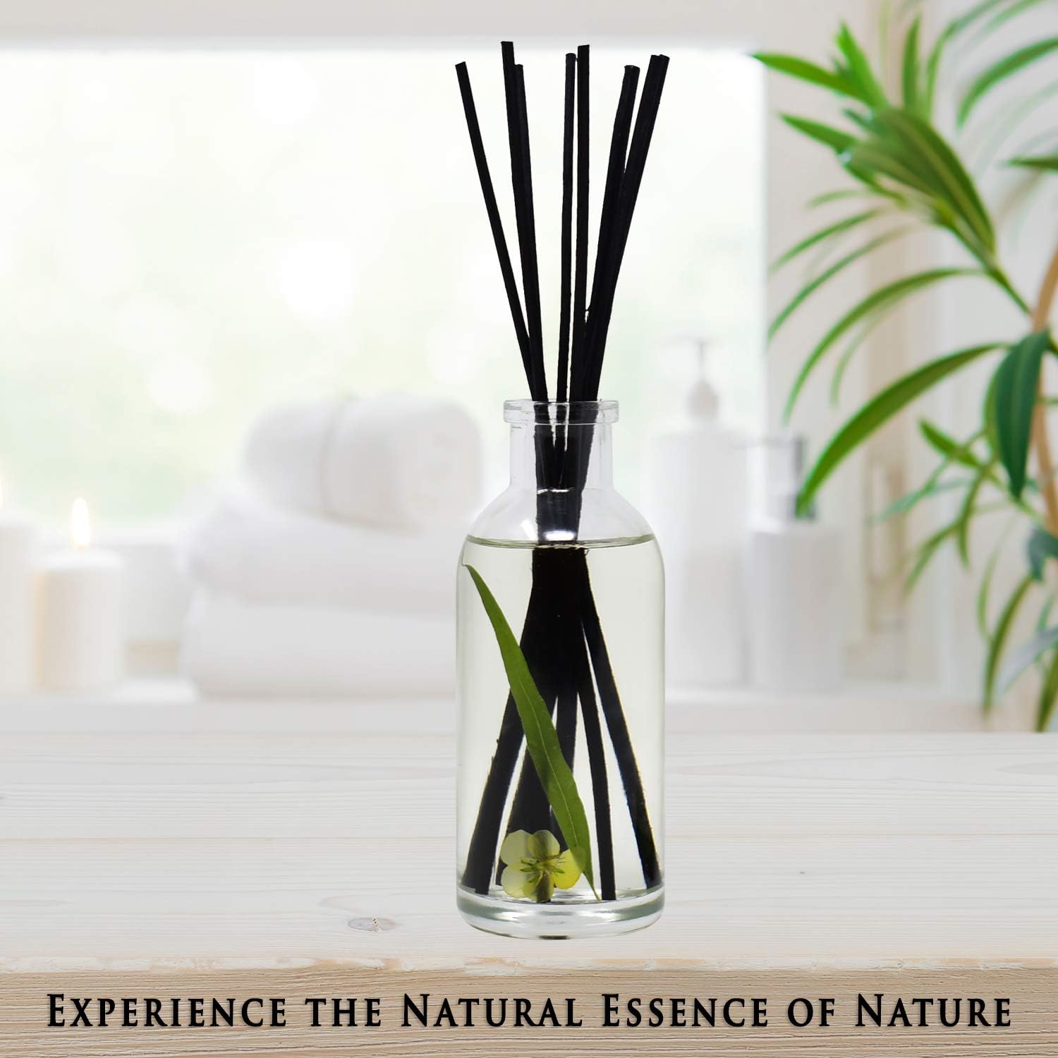 Urban Naturals Lemongrass Verbena Reed Diffuser Scented Sticks Set | (Refresh + Renew) Mind & Body Aromatherapy Collection | Essential Oil Botanical Room Scent - Image 7