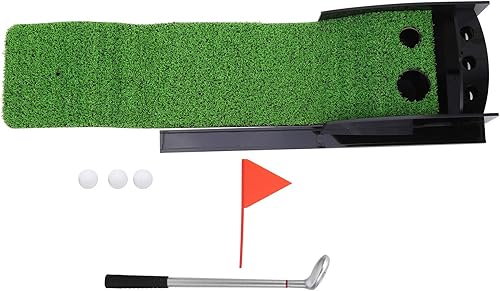 Mini Putting Green, escritorio putting verde robusto y verde para interiores para practicar en interiores para entusiastas