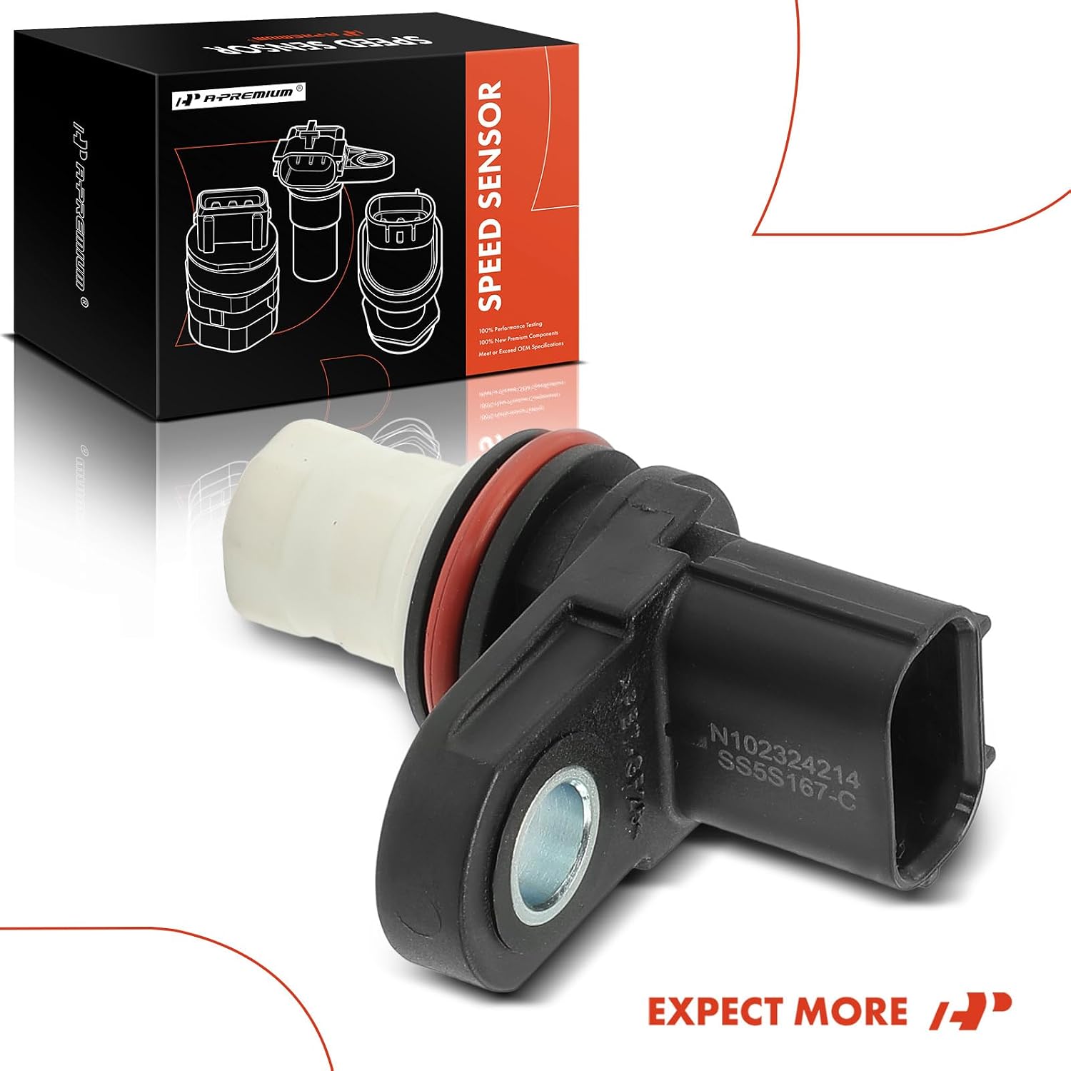 A-Premium Transmission Speed Sensor Output for Honda Civic 2014-2015, Fit 2015-2019, HR-V HRV 2016 2018-2020, 1.5L 1.8L
