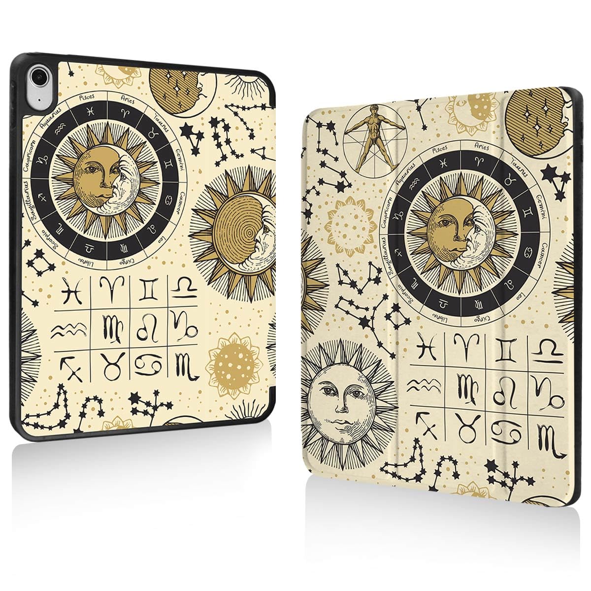 Trizoanic for iPad (A16) 11th Generation 11 Inch 2025 & iPad 10th Generation 10.9 Inch 2022 Case, Slim Hybrid Cover with Pencil Holder, Auto Wake/