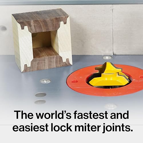 Miniatura 3 de Microjig Fitfinder MB-050-0750LM - Broca de enrutador de inglete con candado, vástago de 12 pulgada