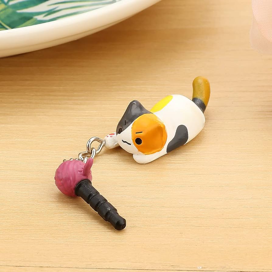 Cちまっと♡チョコレートなにゃんこ　しっぽゆらゆら★ピアス/イヤリング✩ Bちまっと♡チョコレートなにゃんこ しっぽゆらゆら☆ピアス/イヤリング✩