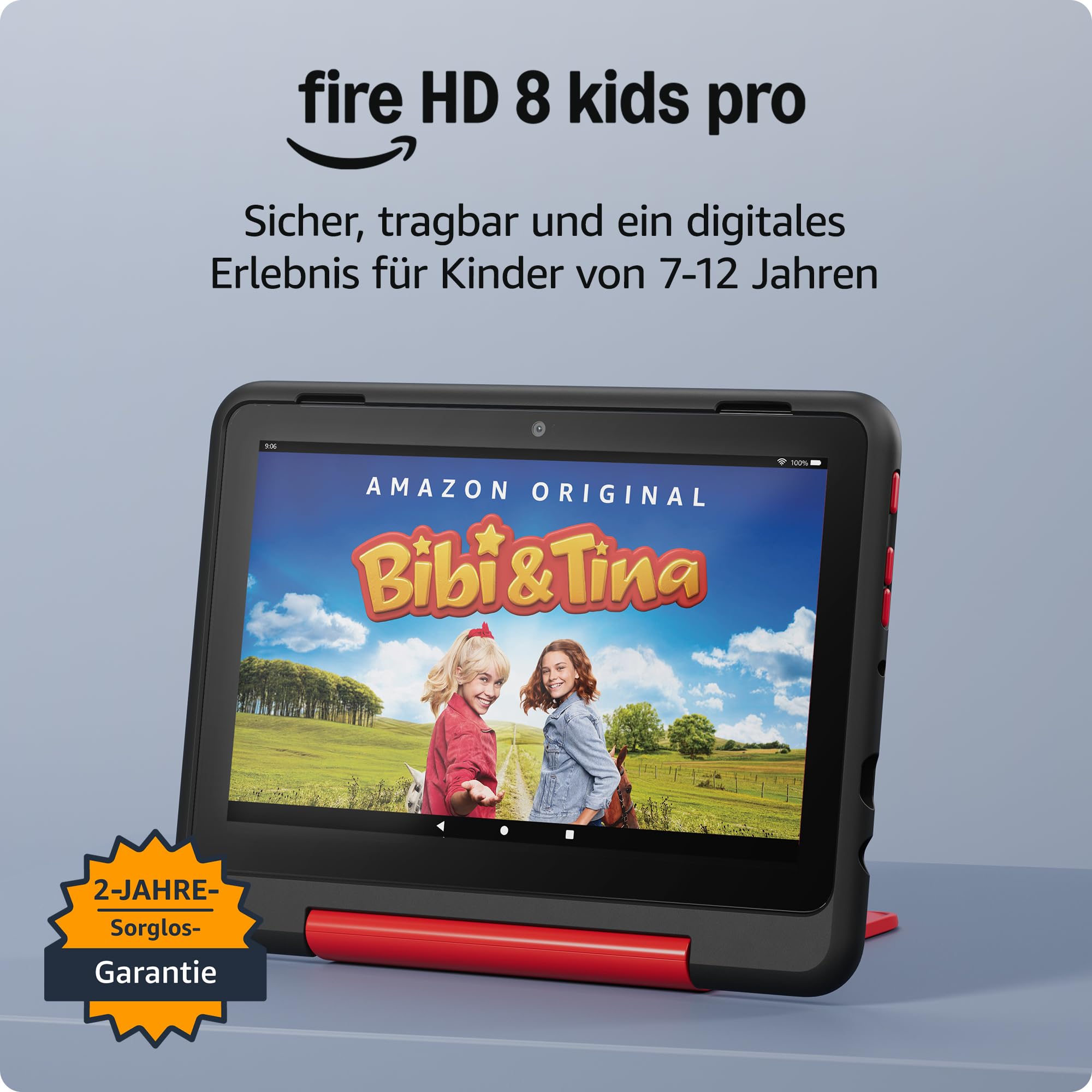 Amazon Fire HD 8 Kids Pro-Tablet (Neueste Generation), für Kinder von 6-12 J. | 3 GB RAM, 8-Zoll-HD-Bildschirm, werbefreie Inhalte, Kindersicherung, 13 Std. Akkulaufzeit, 32 GB, Marvel Avengers (2024) – Amazon Angebot
