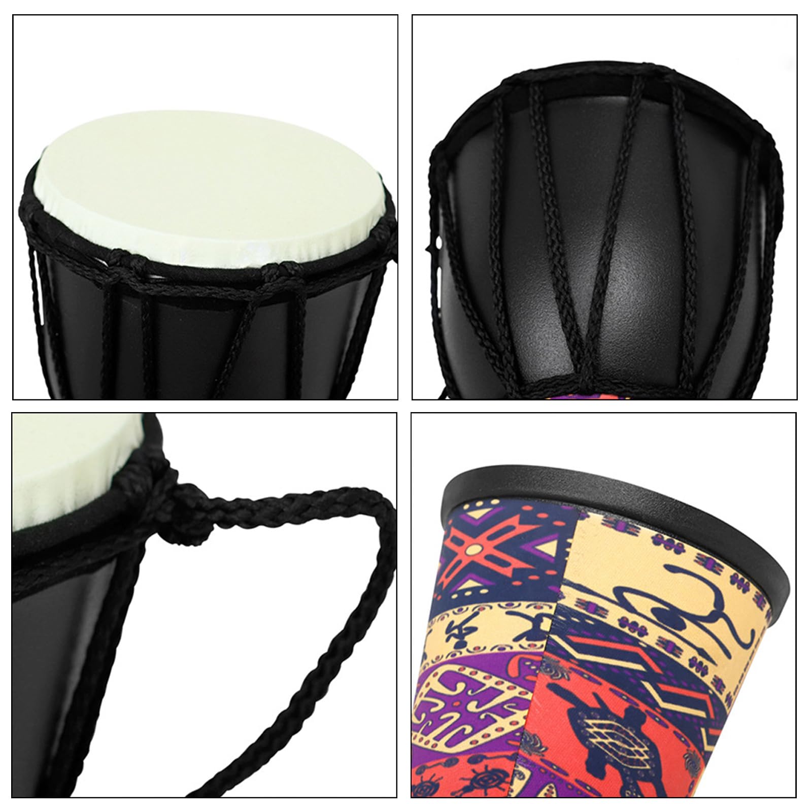 Amazon.co.jp: アフリカドラム 4インチ アフリカジャンベボンゴス