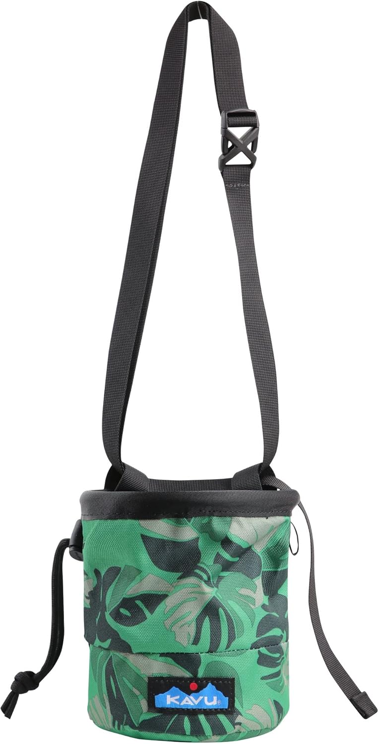 KAVU Peak Seeker Chalk Bag for Rock Climbing, Gymnastics, and Weightlifting - Doodle Ribbon : Sports & Outdoors