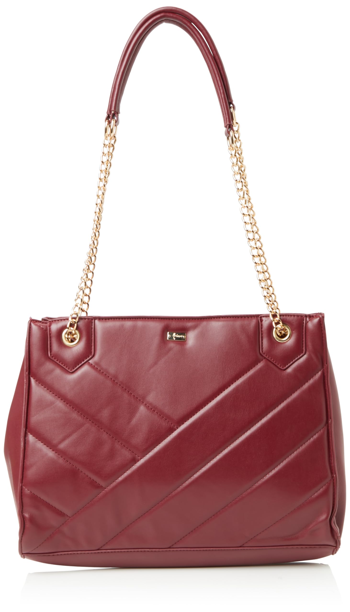 NAEMI Women's Handbag Shopper, Dark Cherry, One Size
