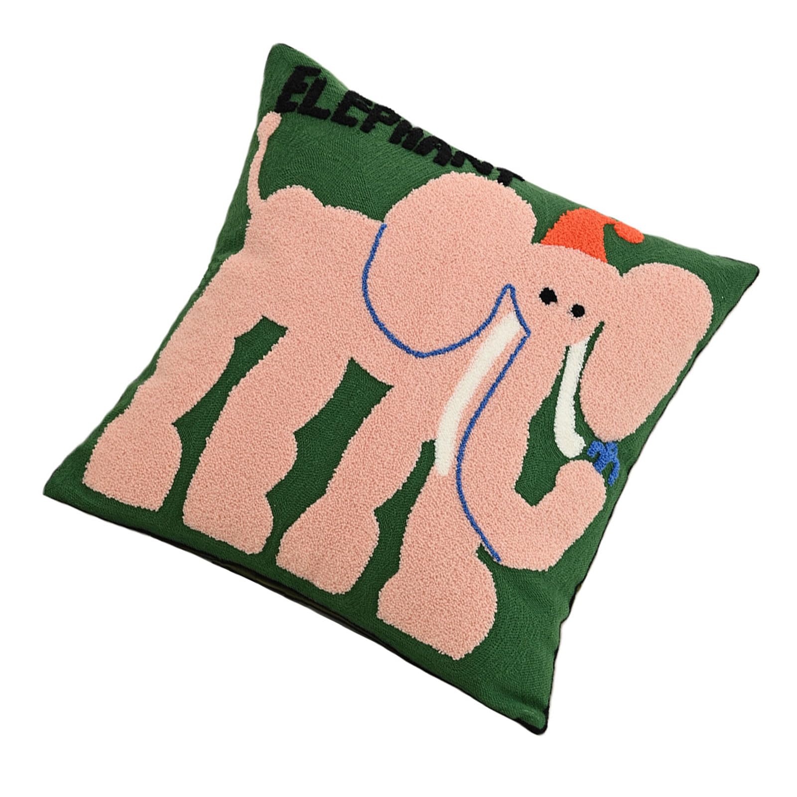 Design Cushion Covers Embroidery Poly Cotton Pillowcase for Home Decor, Machine Washable Sofa Cushion Cover Set