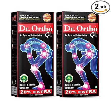 Dr Ortho Pain Relief Oil - 120 ml (Pack of 2)