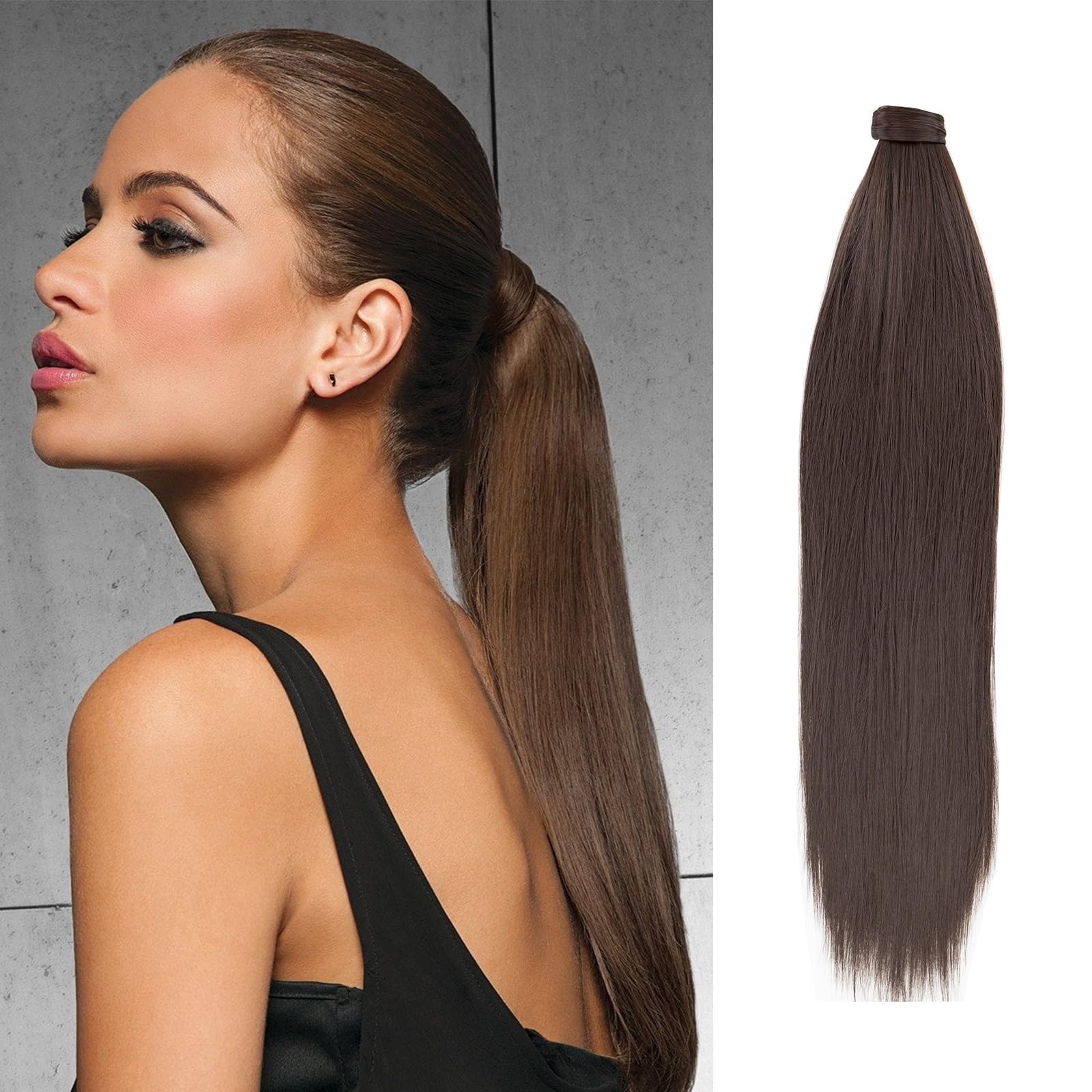 Extension Postiche Queue De Cheval 70 Cm - Blond Doré Clair - Synthétique - Neuve Avec étiquettes