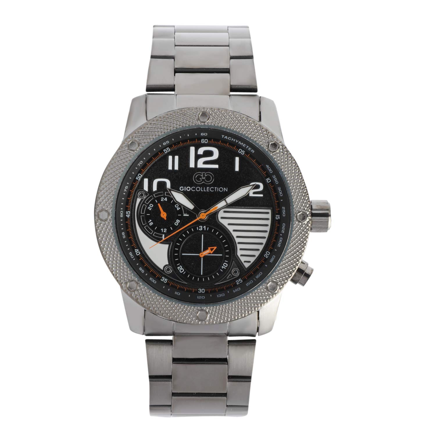 Gio Collection Multifunction Black Dial Mens Watch (B07JCW6CRM) Amazon Price History, Amazon Price Tracker