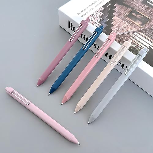 Miniatura 4 de allydrew Bolígrafos retráctiles de gel de tinta negra, punta fina de 0.020 in, suministros de papelería para el hogar, oficina, escuela (juego de