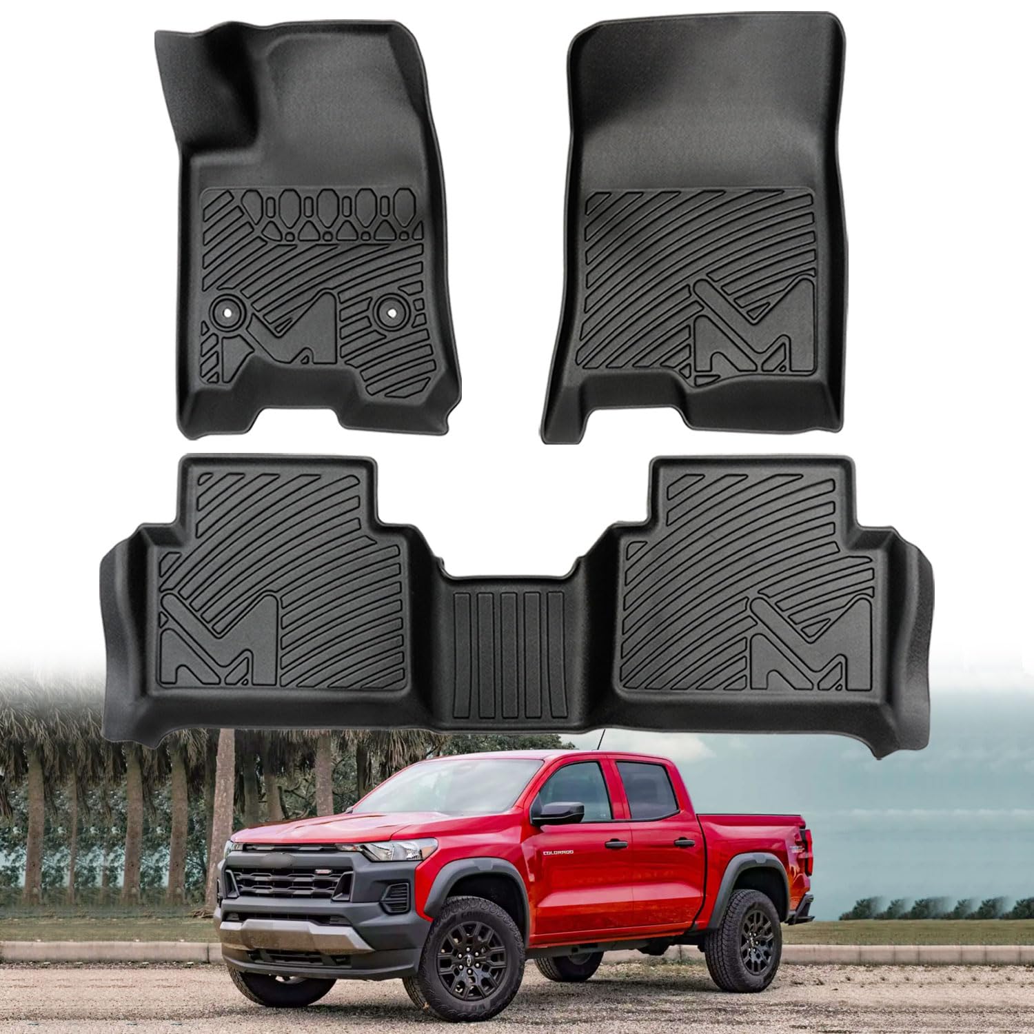 CMVT TPE Floor Mats for Chevy Colorado & GMC Canyon