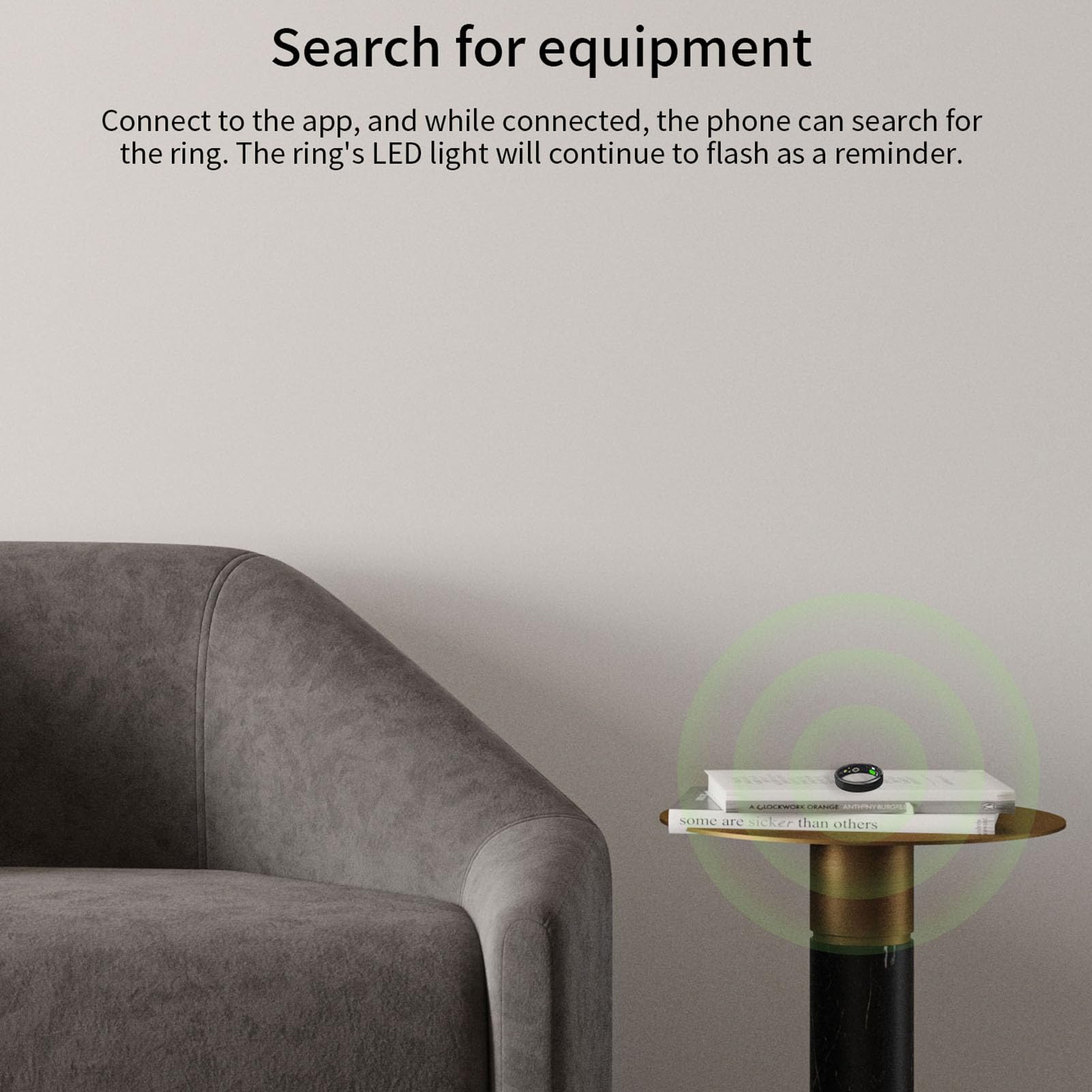 Smart Ring Health Tracker, BT5.1 IP68 Resistente Al Agua Seguimiento del Sueño Anillos de Salud Portátiles, Anillos de Seguimiento de Actividad Física para Hombres y Mujeres, con