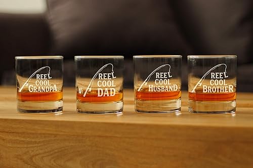 Miniatura 30 de Bevvee Dad Est 2023 - Regalo de cristal de whisky New Father para padres primerizos - Vasos atrevidos de 10.25 onzas