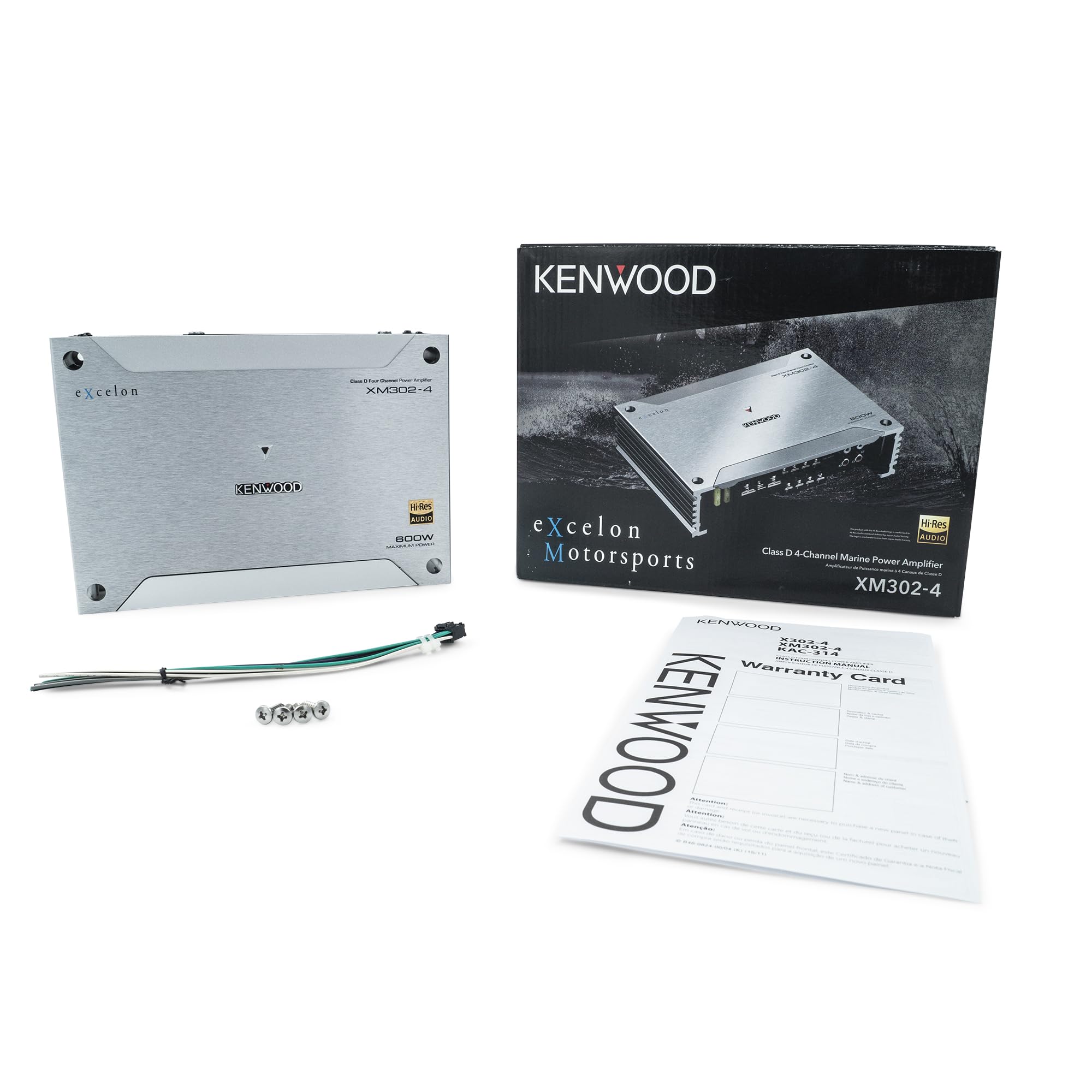 Amazon.co.jp: KENWOOD XM302-4 eXcelon 4チャンネル マリングレード