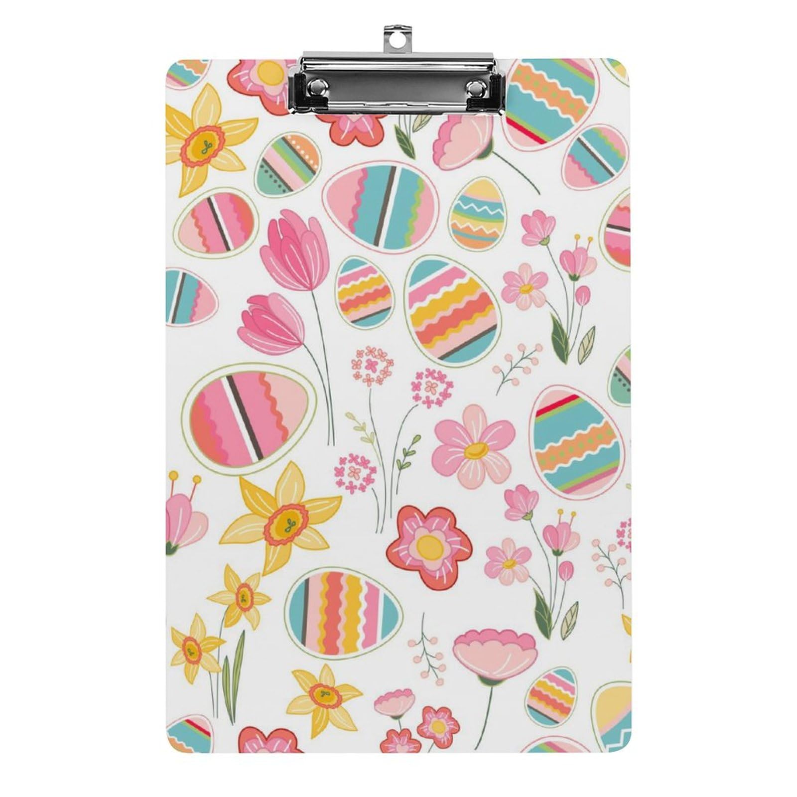 Porte-formulaires A4 couleur fleur d'oeuf rigide pour prise de note - 8