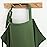Blissful Diary Muslin Nursing Cover for Breastfeeding, Breathable Breastfeeding Cover up with Arch Neckline for Women, Nursing Apron (Dark Green)