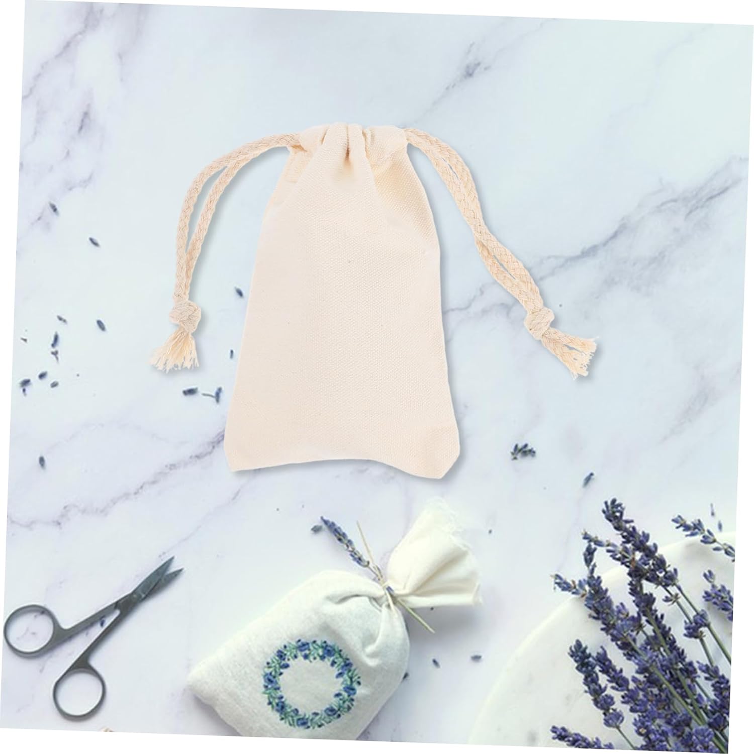 PRETYZOOM Organized Storage Drawstring Sack Bags Mini Pouches for Wedding Party Home