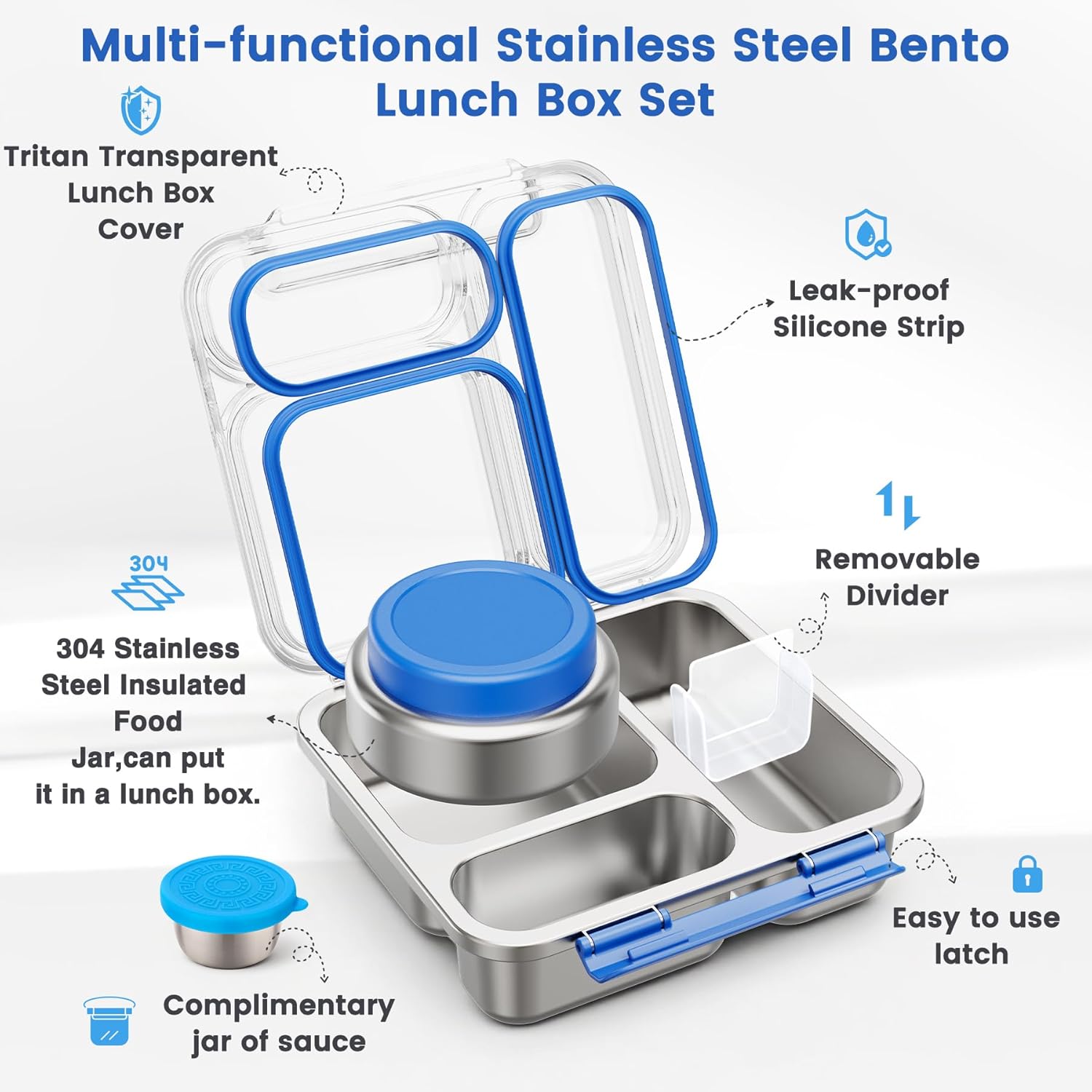 Stainless Steel Bento Box Kids Adult