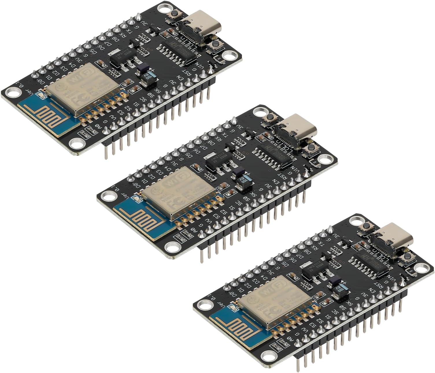 Amazon.com: YEJMKJ 3pcs ESP8266 Serial Wireless Module CH340 ESP-12E ...