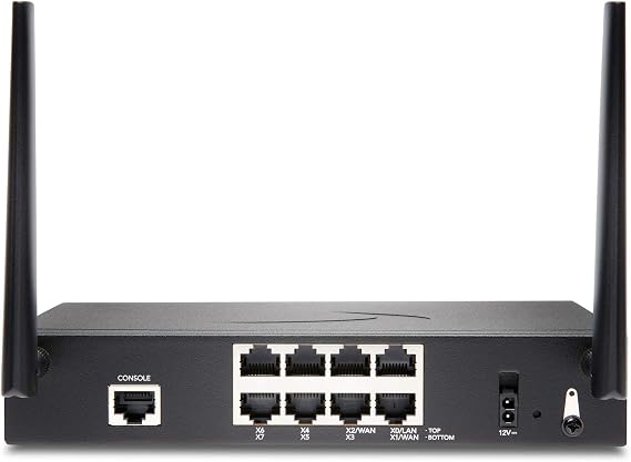 SonicWall TZ270W Wireless Gen7 Firewall | SMB Wi-Fi Security Appliance with 2 Gbps Firewall Speed, Integrated Wireless Radios, Threat Protection, and Cloud Management (02-SSC-2823)