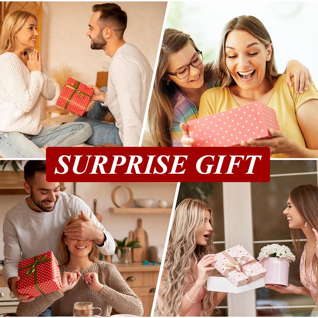 6 Paires Boucles d'Oreilles Pendantes de Goutte de Noël Stud de Noël Ensemble de Bijoux Boucles d'Oreilles de Cadeau de Noël pour Femmes Filles Enfants Bonhomme de Neige Flocon