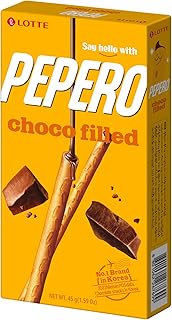 Lotte Pepero Choco Filled Chocolate And Biscuit 50g