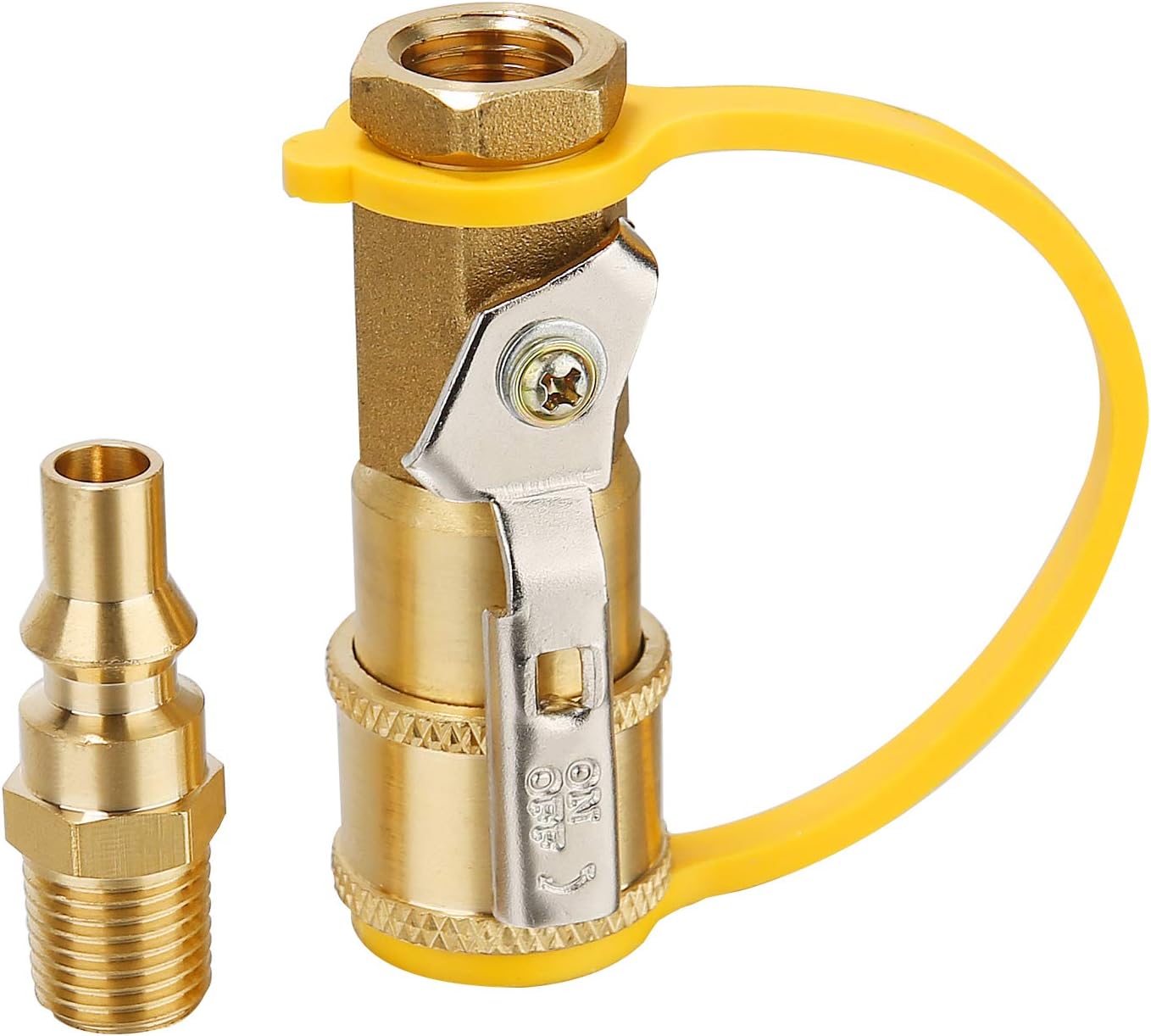 Roastove 1/4" RV Propane Quick Connect Adapter, Propane or Natural Gas Quick Connect or