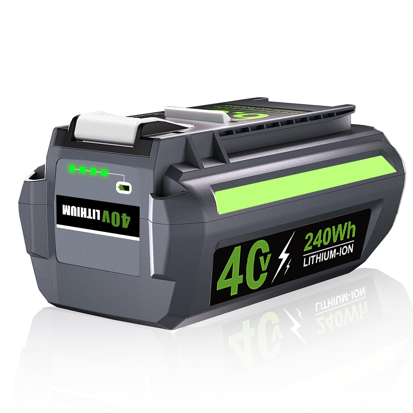 DSANKE 40V 6.0Ah Replacement for Ryobi 40V Lithium-ion Battery Compatible with Ryobi 40-Volt OP4015 OP4026 OP40201 OP40261 OP4030 OP40301 OP4040