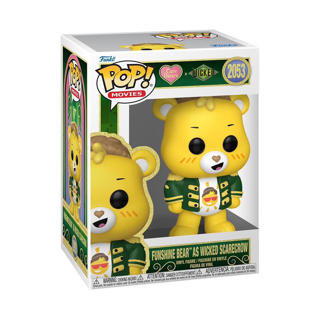 Funko POP! Movies: Wicked x Care Bears - Funshine Bear Scarecrow - Collectable Vinyl Figure - Gift Idea - Official Merchandise - Toys For Kids & Adults - Model Figure for Collectors and Display