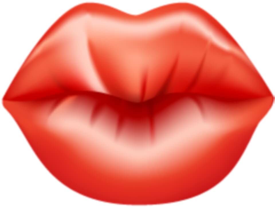 Рисунок поцелуйчик губки